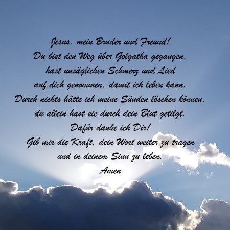Gebete Garten der Poesie
