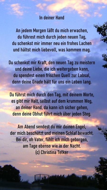 Hand durchs leben hand gedicht in Gemeinsam durchs