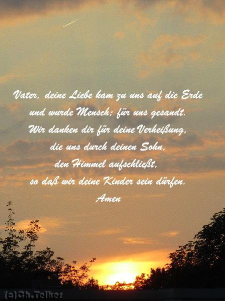 Weihnachtssegen - Garten der Poesie